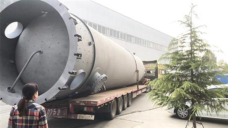 容器-噴砂除銹加工前